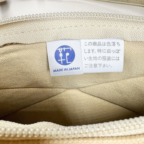 Porter Yoshida Duck Canvas Waist-bag Fanny Pack Beige Padded Buckle Closure - Picture 9 of 13